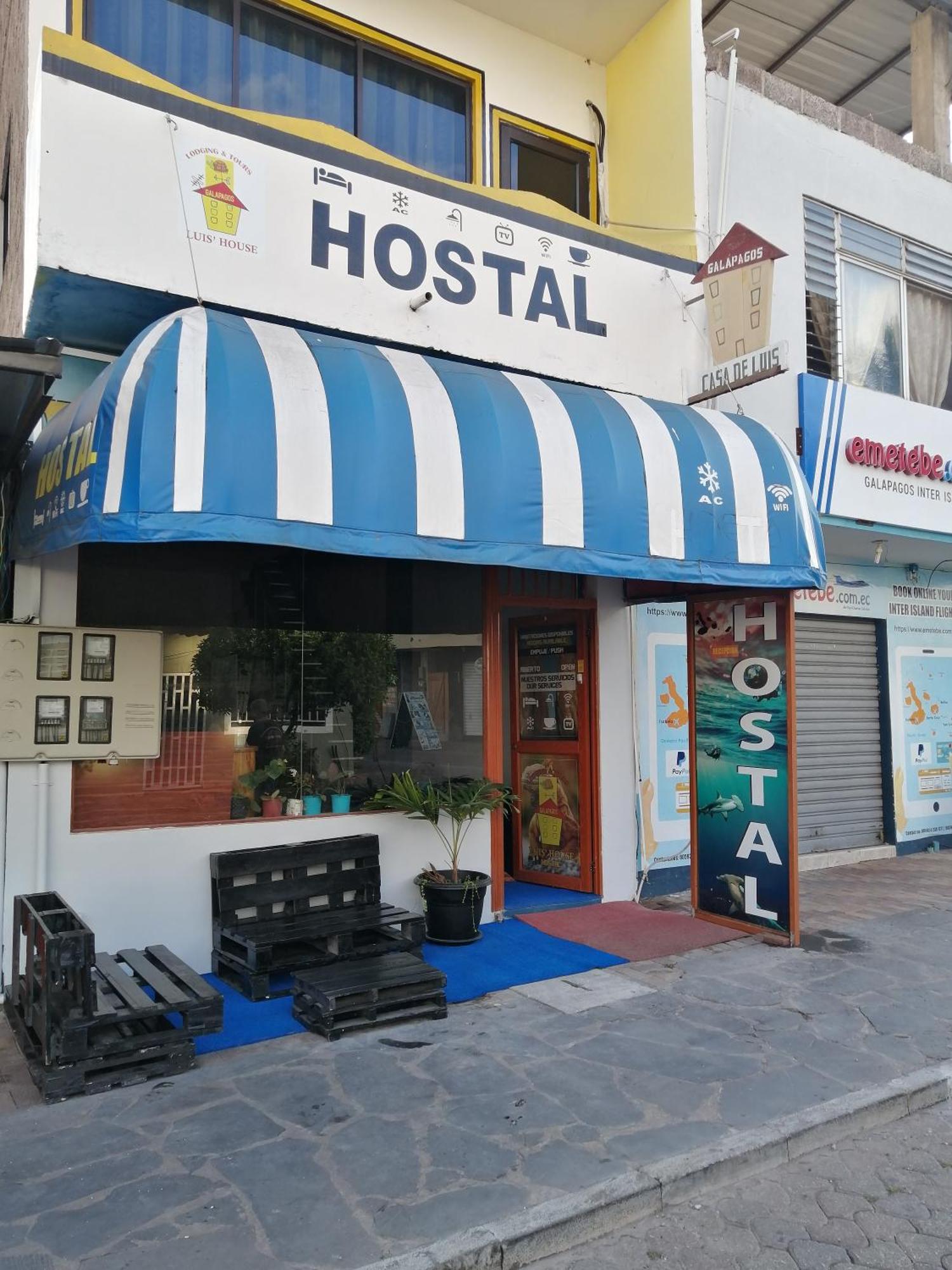 Hostal La Casa De Luis Puerto Baquerizo Moreno Dış mekan fotoğraf